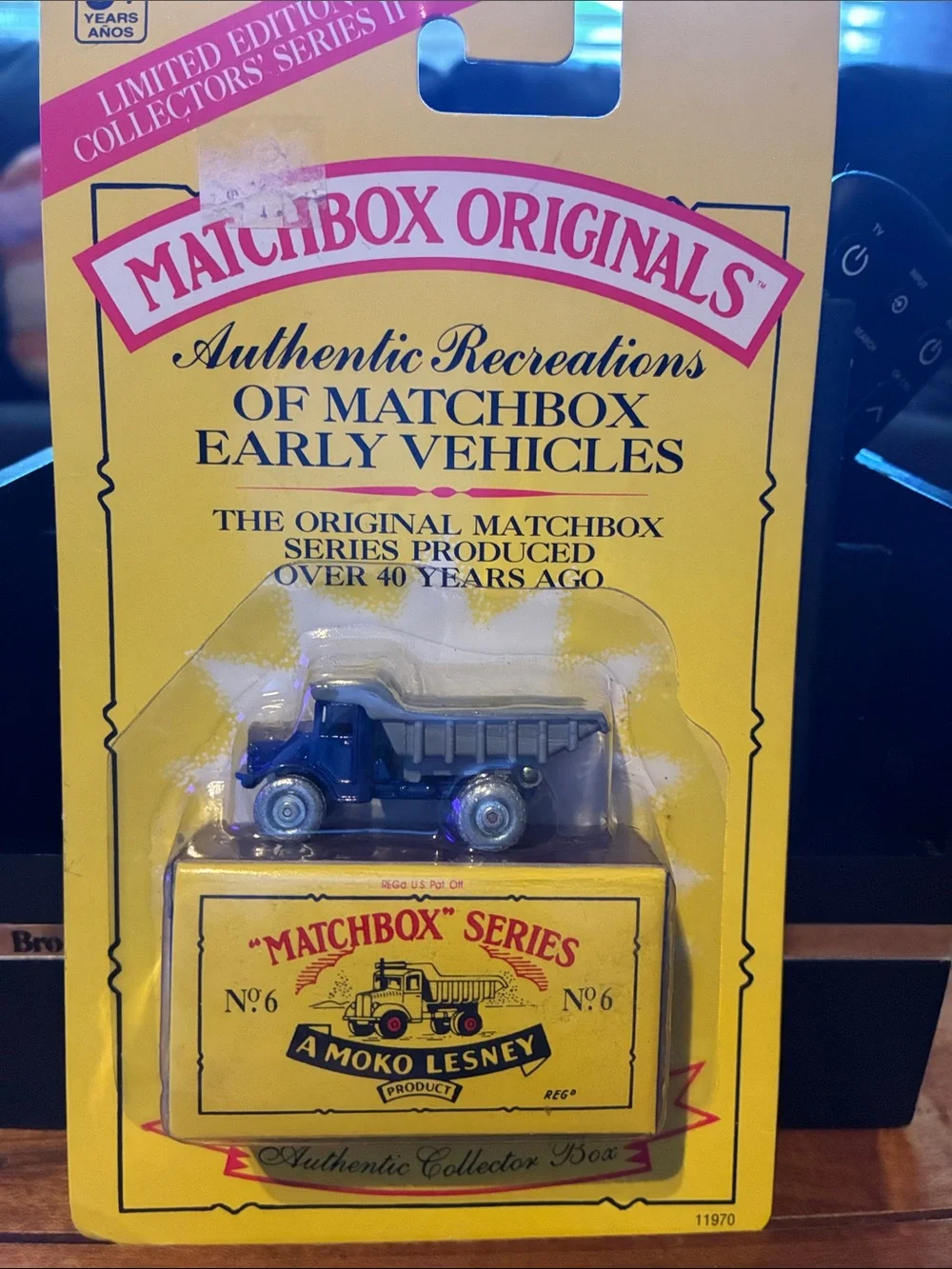 Matchbox Limited Edition Mini Dump Truck Collector Toy 1993